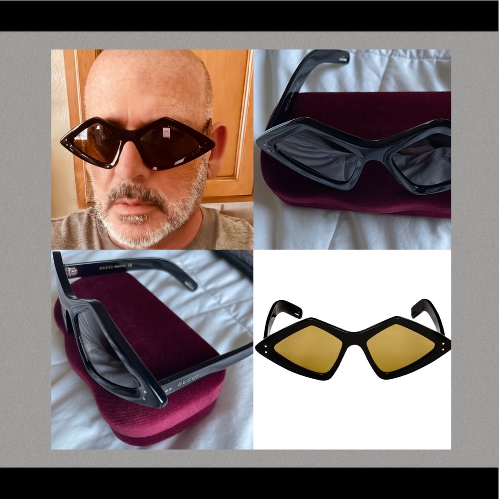 Gucci black sunglasses, unisex